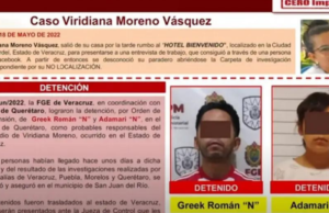 Presunto asesino de Viridiana estaría ligado a otros siete feminicidios: Gobierno Federal