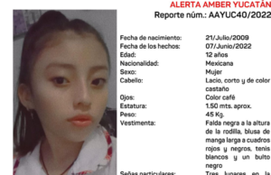 Alerta Amber: Joseline Aime fue vista por última vez en la colonia San José Nabalam de Tizimín