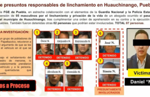Suman siete detenidos por el linchamiento del abogado Daniel Picazo en Puebla
