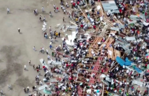Desplome de gradas en plaza de toros de Colombia deja cuatro muertos y decenas de heridos