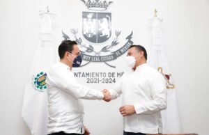 Renán Barrera y el alcalde de Zamora establecen relaciones comerciales en beneficio de la población