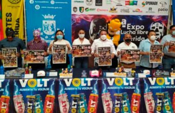 Anuncian programa de la Quinta Edición de la Expo Lucha Libre en Mérida