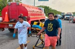 Choca patrulla en carretera de Tulum, accidente deja un policía muerto y siete personas lesionadas