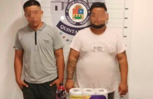 Arrestan a hombres por asalto a Oxxo, recuperan productos en la SM 69 en Cancún