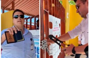 Desconocidos cierran una casilla con cadenas y candados en Tamaulipas