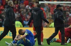 Ucrania cae 1-0 ante Gales y se queda sin pase al mundial