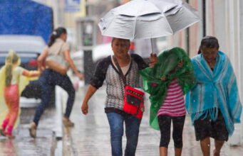 Alertan sobre cielo nublado y lluvias en la Península de Yucatán