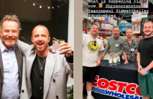 Bryan Cranston y Aaron Paul de ‘Breaking Bad’ venden su mezcal en el super