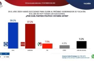 Renán Barrera PAN aventaja en intención de votos en encuesta de Massive Caller