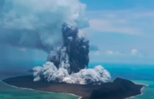 Erupción del volcán Tonga creó ondas atmosféricas que dieron la vuelta al mundo