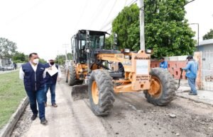 Renán Barrera supervisa trabajos de mejoramiento de la infraestructura vial en Mérida