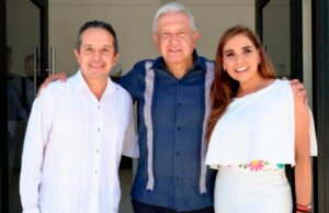 AMLO supervisa proyectos en Tulum, Cancún y Chetumal con Carlos Joaquín y Mara Lezama