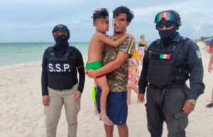 Reportan localización de niño extraviado en malecón de Progreso