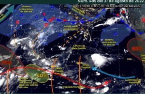 Se aproxima nueva onda tropical a la Península de Yucatán