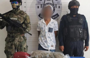 Detienen a tabasqueño de 26 años por delitos contra la salud en Cancún
