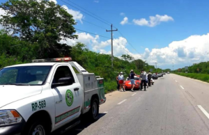 Ángeles Verdes refuerza seguridad de carreteras en temporada de verano en Quintana Roo
