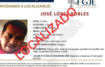 Encuentran con vida al papá de Yuawi