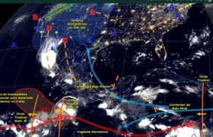 Prevén lluvias fuertes para la Península de Yucatán este sábado