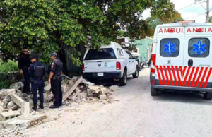 Barda sepulta joven en predio de Hunucmá