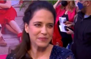 Captan a Ana Claudia Talancón con algunas “copitas de más” en el estreno de Soy tu fan