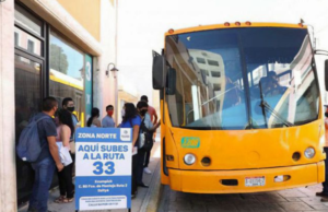 Reubican paraderos en Mérida por motivo de las Fiestas Patrias