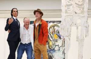 Brad Pitt debuta como escultor y expone obras junto a Nick Cave