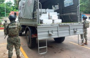 Marina intercepta cargamento de cocaína en una embarcación con destino a Punta Pulticub