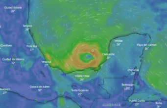 Clima en Yucatán: Tormenta tropical Karl se desplaza hacia el Sureste