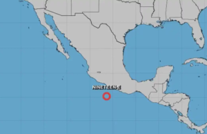 Se forma la depresión tropical ’19-E’ al sur de Guerrero