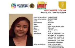 DESAPARECE JOVENCITA DE 17 AÑOS EN MÉRIDA, VANESA YAM