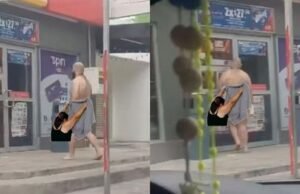 ERA MUCHO SU CALOR.. Extranjero entra a un OXXO sin ropa en Mérida