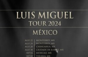 “El Sol Brillará en México: Luis Miguel Anuncia Fechas y Ciudades para su Tour 2024”