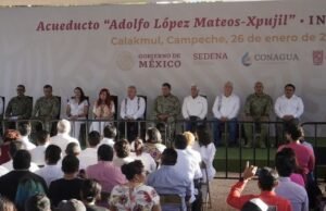 “Inauguración del acueducto: Calakmul se acerca al acceso al agua potable”