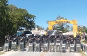 Enfrentamiento en Sisal: Pobladores resisten clausura de terreno protegido por Profepa