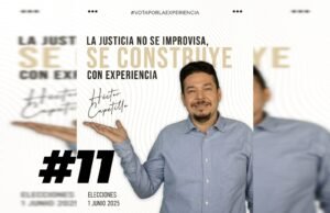 Héctor Roberto Capetillo Lizama llama a votar con conciencia y experiencia rumbo a la Elección Judicial