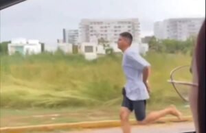 Detienen a sujeto que intentó escapar descalzo y esposado en el norte de Mérida