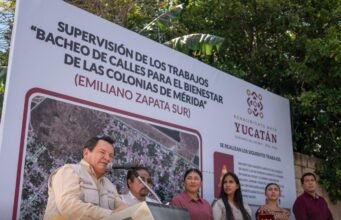 Calles que transforman vidas: Huacho Díaz Mena supervisa obras del Plan Bienestar en el sur de Mérida