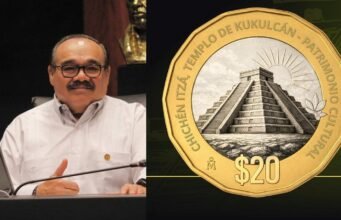 Senador Jorge Carlos Ramirez Marin destaca que el Senado aprobó nueva moneda de $20 con el Templo de Kukulkán como símbolo de identidad y #OrgulloYucateco