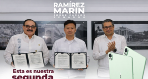 Jorge Carlos Ramírez Marín hace alianza histórica para impulsar la tecnología para jóvenes yucatecos