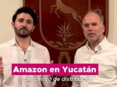 Milo Barrera anuncio la ampliación del centro de distribución de Amazon México en Mérida