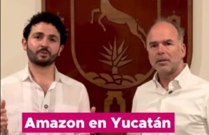 Milo Barrera anuncio la ampliación del centro de distribución de Amazon México en Mérida