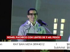 Rommel presume lentes Ray Ban de más de 9 mil pesos