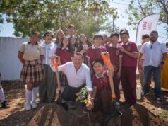 Impulsa Gobierno de Yucatán reforestación escolar con programa “Renacimiento Verde en tu Escuela”