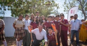 Impulsa Gobierno de Yucatán reforestación escolar con programa “Renacimiento Verde en tu Escuela”