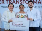 Impulsan a mujeres empresarias en Yucatán: entregan créditos del programa Mujer Transformadora
