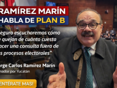 RAMÍREZ MARÍN DESTACA AVANCES DEL PLAN B Y LLAMA A LA REFLEXIÓN SOBRE COSTOS DEMOCRÁTICOS