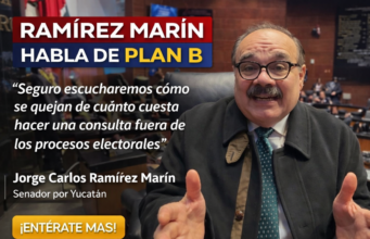 RAMÍREZ MARÍN DESTACA AVANCES DEL PLAN B Y LLAMA A LA REFLEXIÓN SOBRE COSTOS DEMOCRÁTICOS
