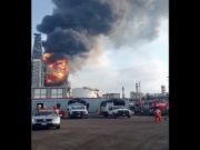 Incendio en la Refinería Dos Bocas moviliza a cuerpos de emergencia en Tabasco
