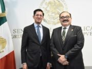 Jorge Carlos Ramírez Marín impulsa defensa del agua y la miel yucateca en agenda internacional