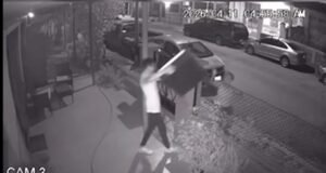 Captan robo en la colonia Alemán: brinca reja y se lleva muebles con cómplice